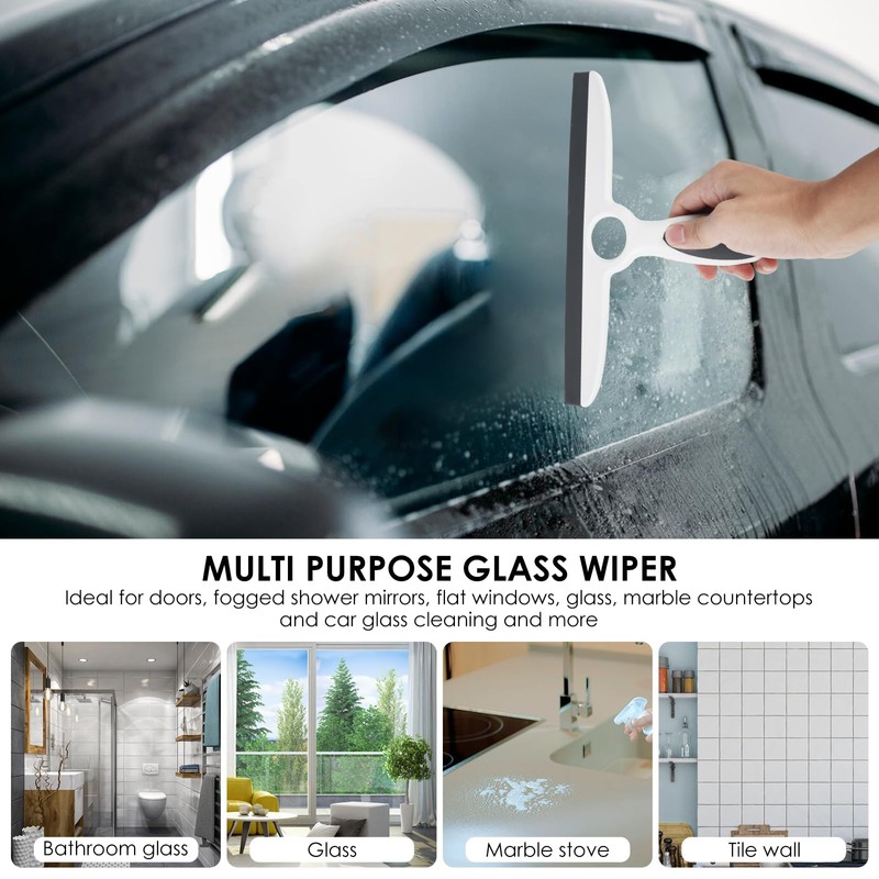 1PCS Shower Squeegee Lightweight Easy to Clean Shower Bathroom Sturdy