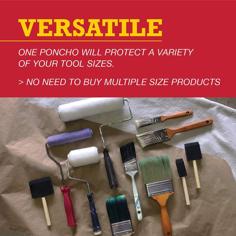 Allway Paint Poncho pon-rl Paint Poncho, Clear