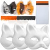 3Set Therian Mask Kit with Felt Fabric Eye Mesh False