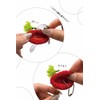 macaroni edge mascot with yarn mascot key cover, key case,