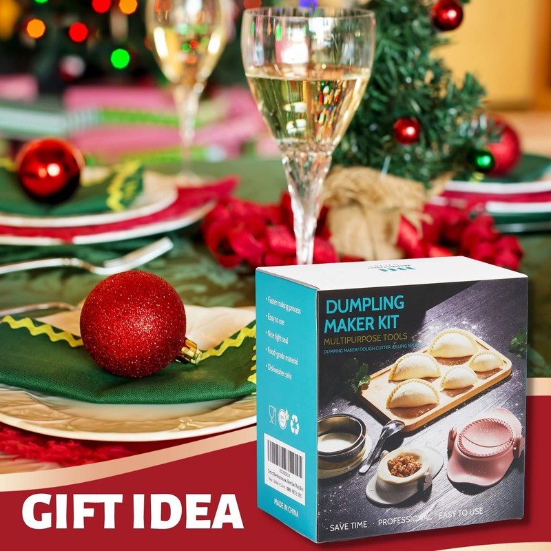 Empanada Maker Press, 3size Professional Dumpling Maker Mold Kit with