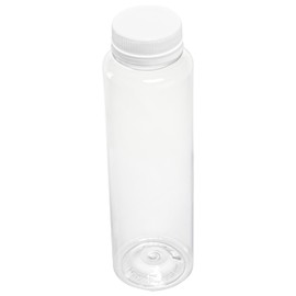 Restaurantware 12 Ounce Juice Bottles 100 Empty Plastic Bottles - Recyclable With Safety Cap Clear Plastic Juice Containers For Juicing For Milk Tea And Other Beverages