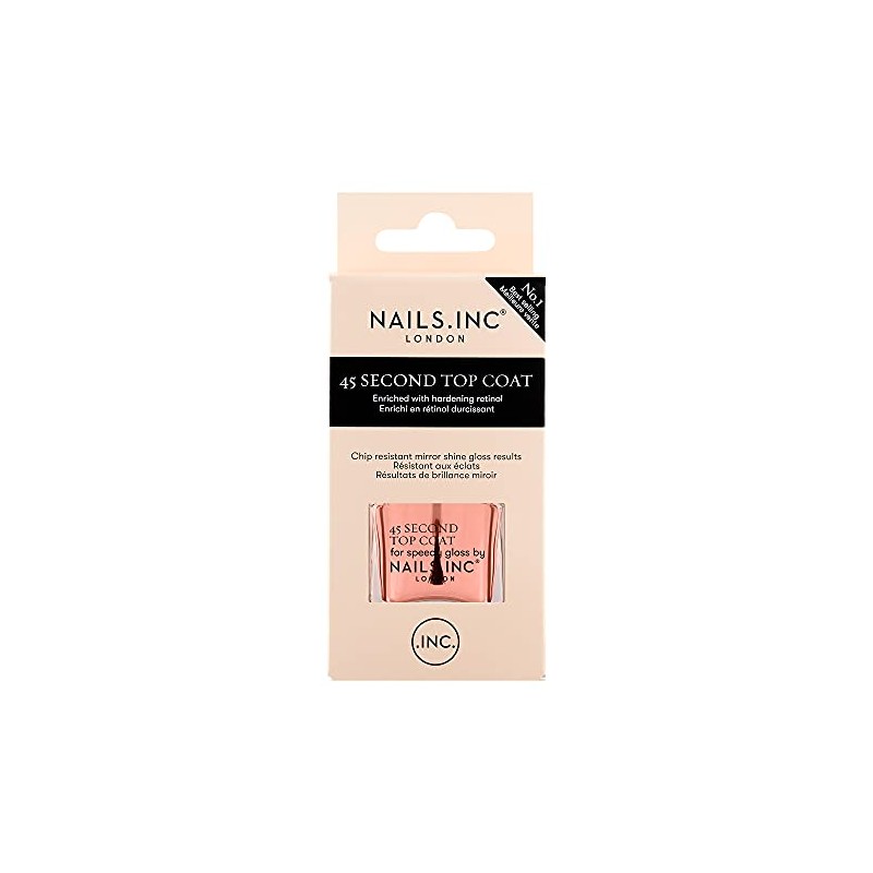 Nails.INC Retinol 45 Second Quick Drying Top Coat, 14ml