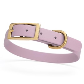 Viper Biothane Heavy Duty Waterproof Dog Collar Strong Coated Nylon Webbing w/Solid Brass Hardware Odor-Proof Easy to Clean High Performance Fits Small Medium or Large Dogs, Pastel Purple