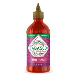 TABASCO Brand Sweet Chili Sauce, Mild Hot Sauce, Easy-to-Squeeze Bottle, Perfect Balance of Sweet & Heat, Versatile Flavor, Great on Fish Tacos, Salads, Asian Food & More, 11 Oz (Pack of 1)