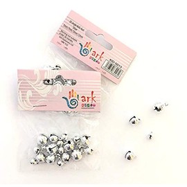 arkCRAFT 2 X Craft Jingle Bells 20 Pack Silver Asst sizes by ARK