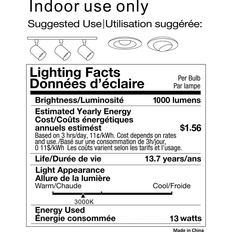 LED 75R111GU10/FL R111 PAR36 Reflector Indoor Flood Light GU10 two