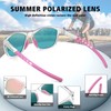 WOWSUN Polarized Sports Sunglasses for Men Driving Running Fishing Cycling,