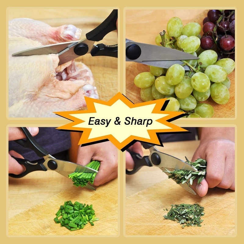 Professional Kitchen Scissors Heavy Duty Cooking Scissors Made from Stainless