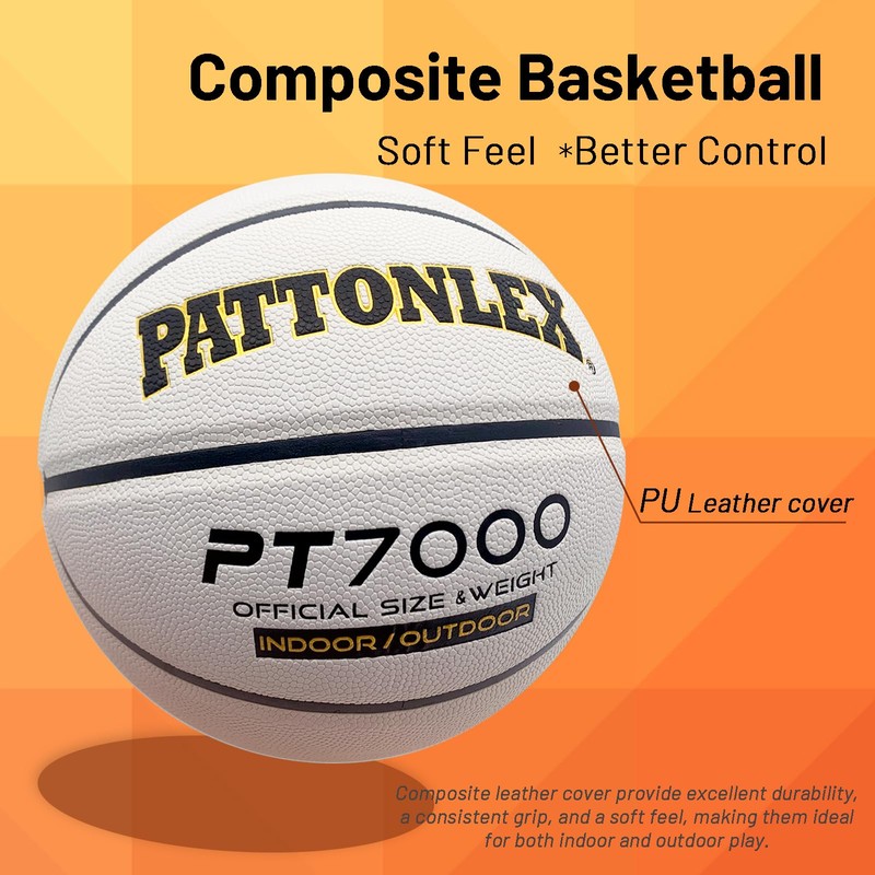 PATTONLEX Balon de Basketball Indoor/Outdoor - Pelota de Basquetbol 7