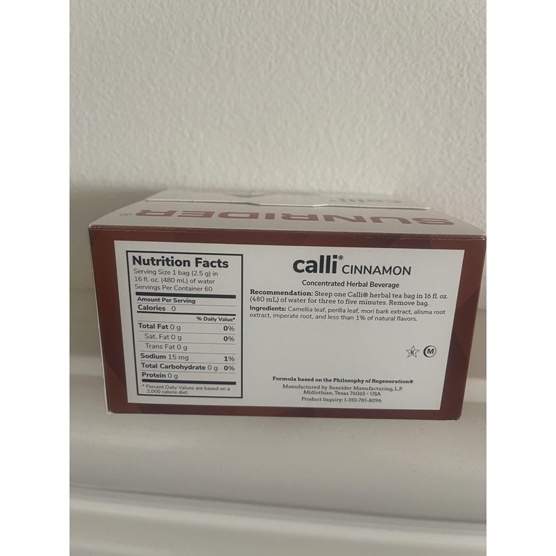 Calli Cinnamon 60 Bags (0.08 oz./2.5 g each bag)