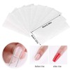 QEDBOJE 140 Pieces Nail Extension Silk Fibreglass Gel Kit False
