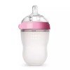 Comotomo 8oz Pink Baby Bottle Silicone Anti Colic Slow Flow