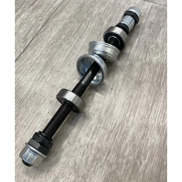 Unbranded/Generic New Rear Hub Axle Spindle M10x185mm with Sealed Bearings