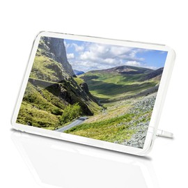 Classic Rectangle Magnet with Stand - Honister Pass Lake District England - Fridge Locker Office Whiteboard Toolbox #52969