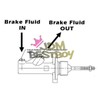 JDMBESTBOY Silver Hydraulic Racing Hand E Brake Drift Rally Handbrake