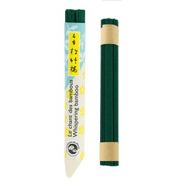 Aromandise Singing Roll Incense, Plant Extracts, Green, 13 x 15 x 1.6 cm Bamboo