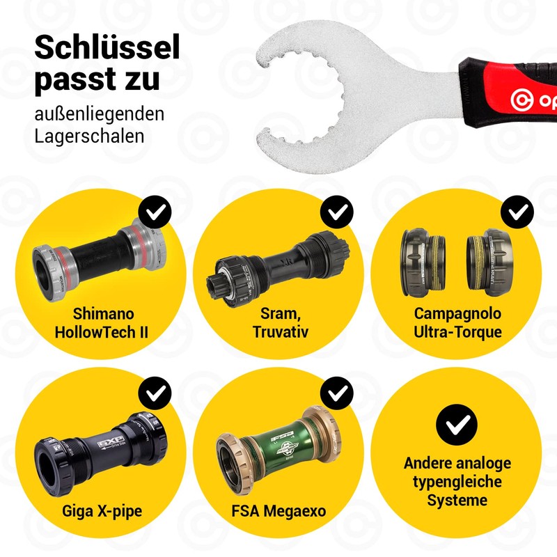 Optio Cycle Pro Bottom Bracket Tool Puller for Bottom Bracket