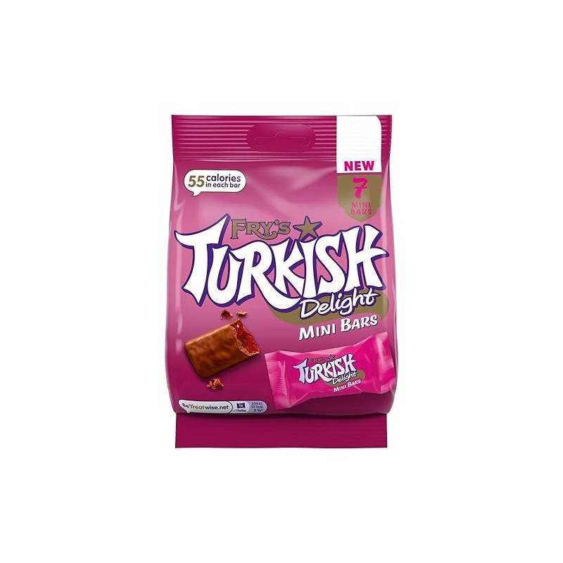 Turkish Delight Bundle with Fry's Mini Bars 7 Pack 105g