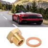 Pressure Temperature Gauge Sender Adapter Universal Car Metal