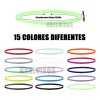15pz Bandas Elásticas Moda Deportivas Delgadas El Cabello Camuflaje 2