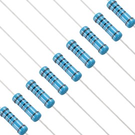 PATIKIL 50pcs 1K Ohm Resistors 2W Metal Film Fixing Resistors 1% Tolerance Multiple Resistors for DIY Electronic Projects Computer TV Circuit Board