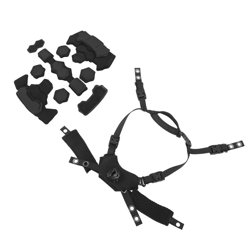 Helmet Liner System Internal Sponge Pad Adjustable Helmet Dial Suspension