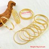 kepvrio Gold Bangle Bracelet Set for Women Multi Stacking Wide