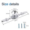 INCREWAY Drawer Knobs, 8Pcs Zinc Alloy Door Pull Handles Crystal