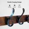 Tatub 29" Rustic Coat Rack Wall Mount with Shelf, Entryway