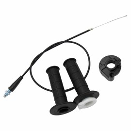 YUWENW High Throttle Set Motorcycle Parts 4 Piece High Throttle Kit 110-250CC GY6 Cross Country Bike ATV Beach Car Approx. 35.8 inches (91 cm) Throttle Cable Set Throttle Wire Axle Handle Sleeve Axle