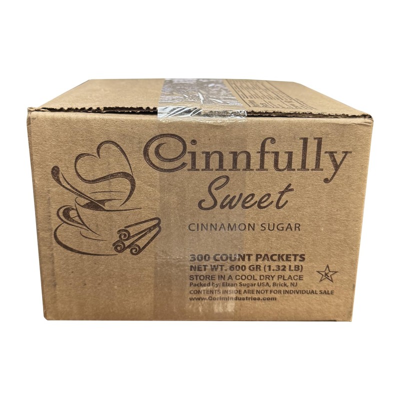 Cinfully Sweet Cinnamon Sugar Packets, 300 Count Box – Perfect