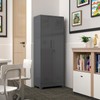 GREATMEET 65" Metal Storage Cabinet with Lockable Doors, Functional Garage
