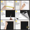 100% Blackout Curtains Bedroom No Drill DIY Curtains 57"W x