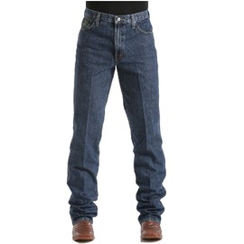 Cinch Men's Green Label Original Fit Jean, Dark Stonewash, 32W x 34L