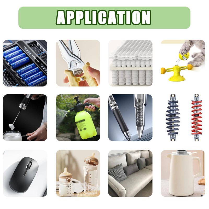 Ruibapa 392 PCS Springs Assortment Kit 304 Stainless Steel Compression