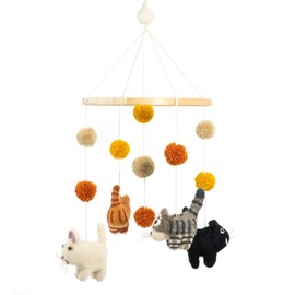 Gifted Hands Felt Hanging Mobile - Cats