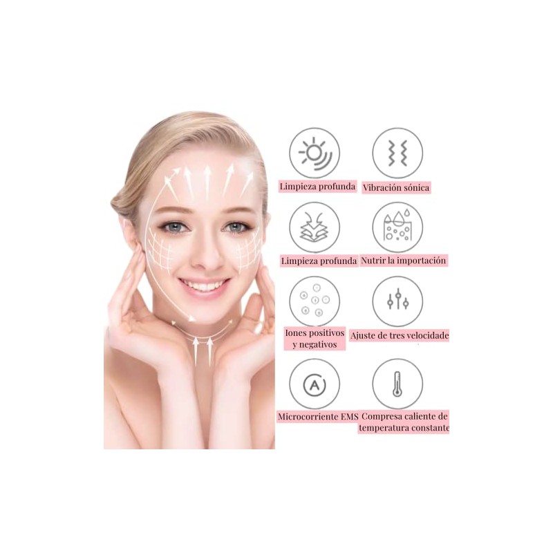 Alta Frecuencia Facial, Aparato de Cuello Elevación Rodillo de Jade