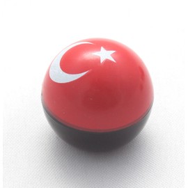 4x Simoni Racing Valve Caps Ball Flag Flag Turkey Erdoan Turquoise Ayyıldız Valve Cap Vtü