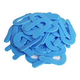 200 Horseshoe Tile Spacers, 1/16-Inch U-Shaped Plastic Spacers for Tile Leveling System Floor Wall Tile Installation