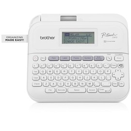 Brother P-Touch PT-D410VP Etiquetadora avanzada para el hogar y la oficina | Conéctese a través de USB para crear e imprimir en cintas de etiquetas TZ