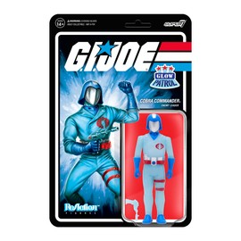 G.I. Joe Reaction Figures Wave 1b - Cobra Commander (Glow Patrol)