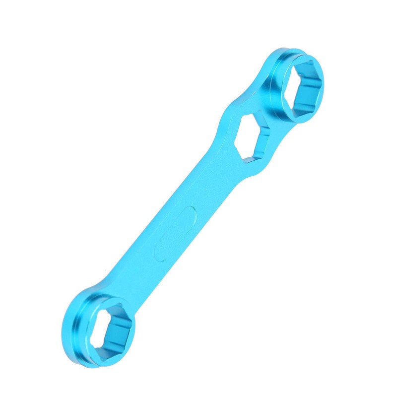 DIY Casting Fishing Reel Wrench Blue Aluminium Alloy Spanner Repairing
