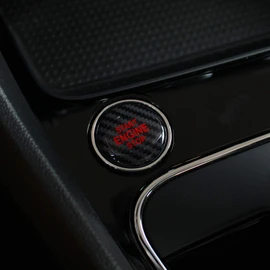 Gel Emblem Start Stop Button Cover Sticker Keyless GO Carbon Pressure Switch Button Cover Ignition – Finest Folia Start Button