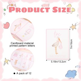 WAUAO Gingham Milestone Monthly Cards - My First Milestone Cards, Baby Shower Photo Props,Baby Milestone Monthly Memories,Boys/Girls Photo Props (pink)