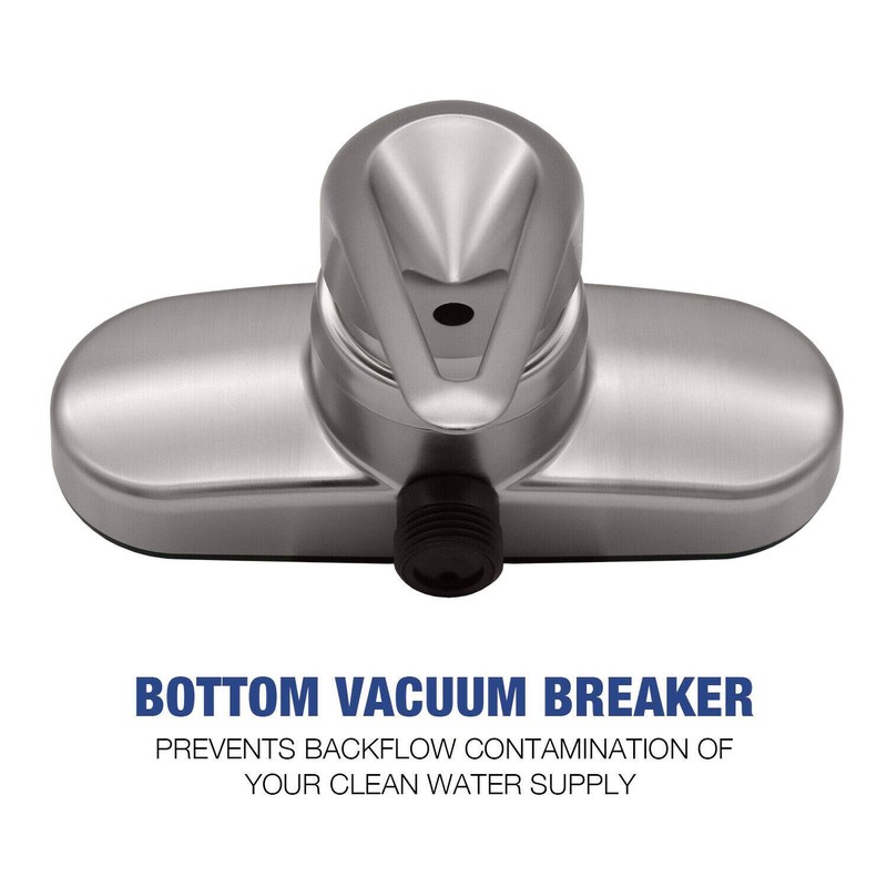 RV Mobile Home Shower Faucet with Hand-Held Shower, Brushed Nickel