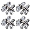 2 Pairs of 45mm Hidden Cabinet Hinge Stainless Steel Invisible