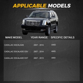 AUIMSOCO 4WD Front Wheel Hub Bearing For Chevy Silverado 1500 Tahoe GMC Sierra 2007-2014