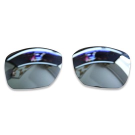 POLARLENS Polarised Replacement Lenses for Oakley TwoFace XL - Compatible with Oakley TwoFace XL Sunglasses (Silver)