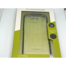 PureGear SLIMSHELL Case for HTC One M8 - Clear/White & Clear/Black - HTC One Clear/Black